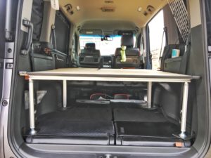 共同diy ステップワゴンに車中泊用フラットベッドを自作 フレームdiyラボ